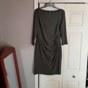 Chaps body con dress 3/4 length sleeve.